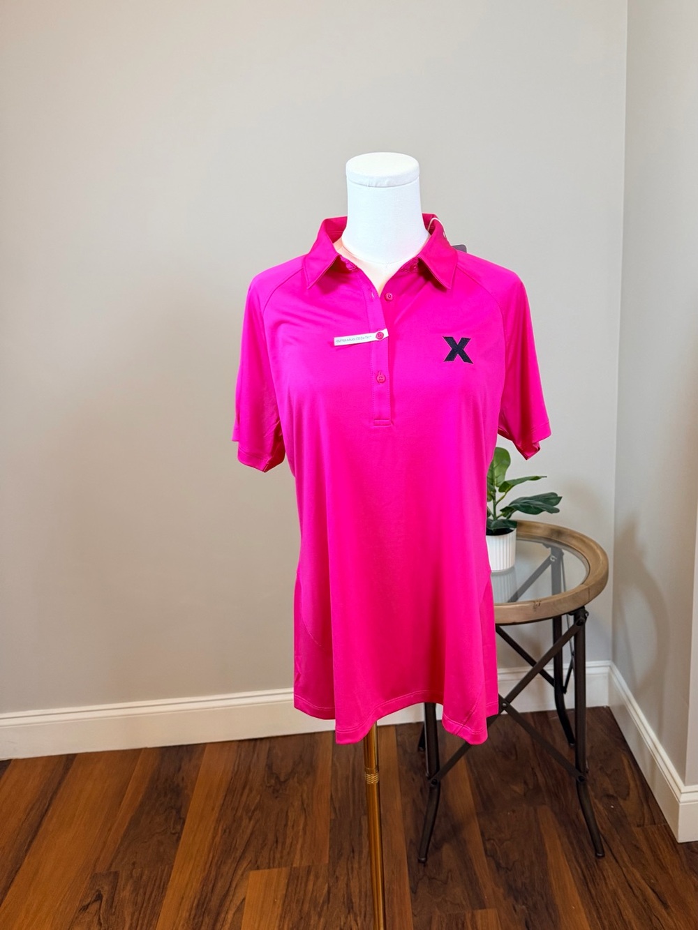 Cutter & Buck Women's Button-Down Polo - Bright Fuchsia